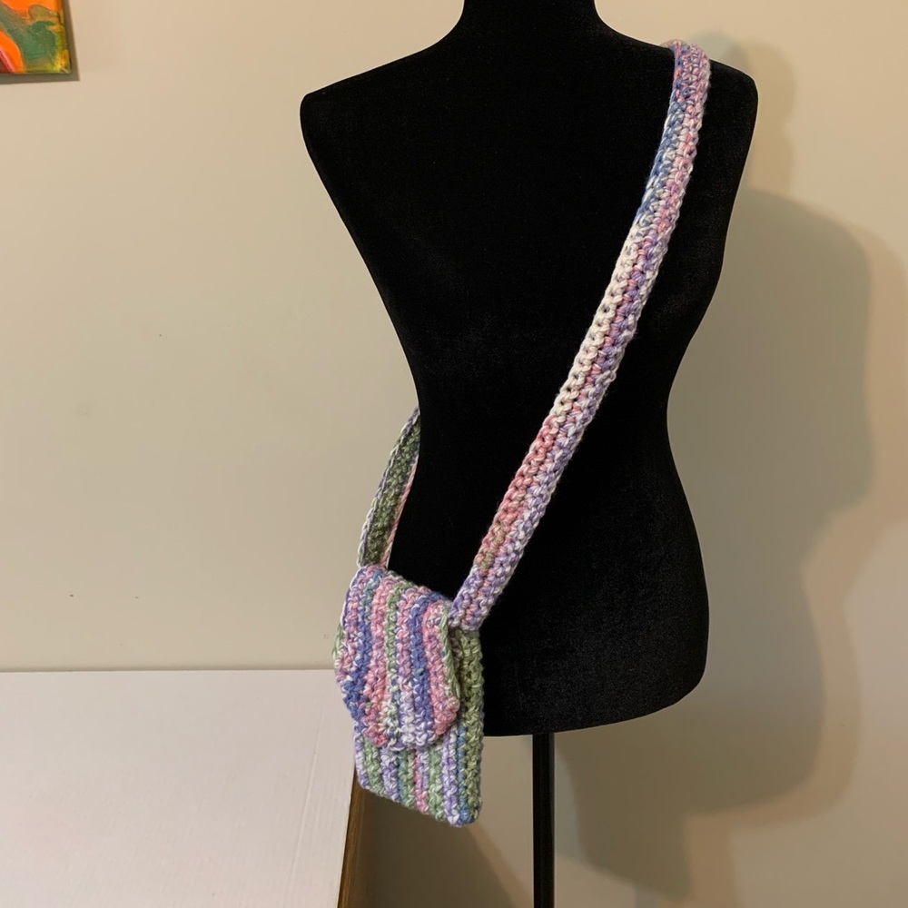 Phone Crossbody Bag handmade
crochet